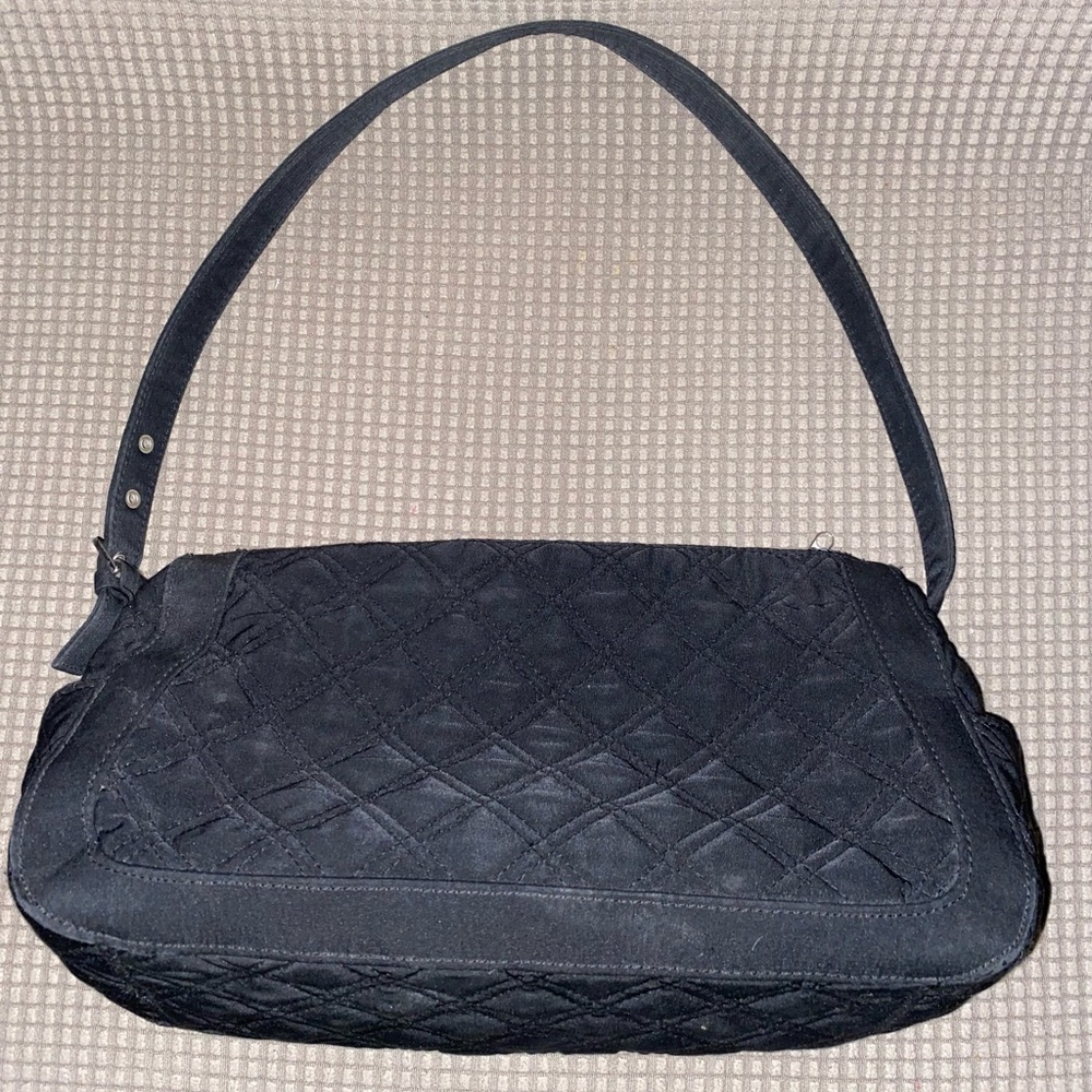Vera Bradley Black Quilted Shoulder Bag